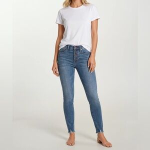 Madewell Blue Skinny Jeans for Women 25 stretch
